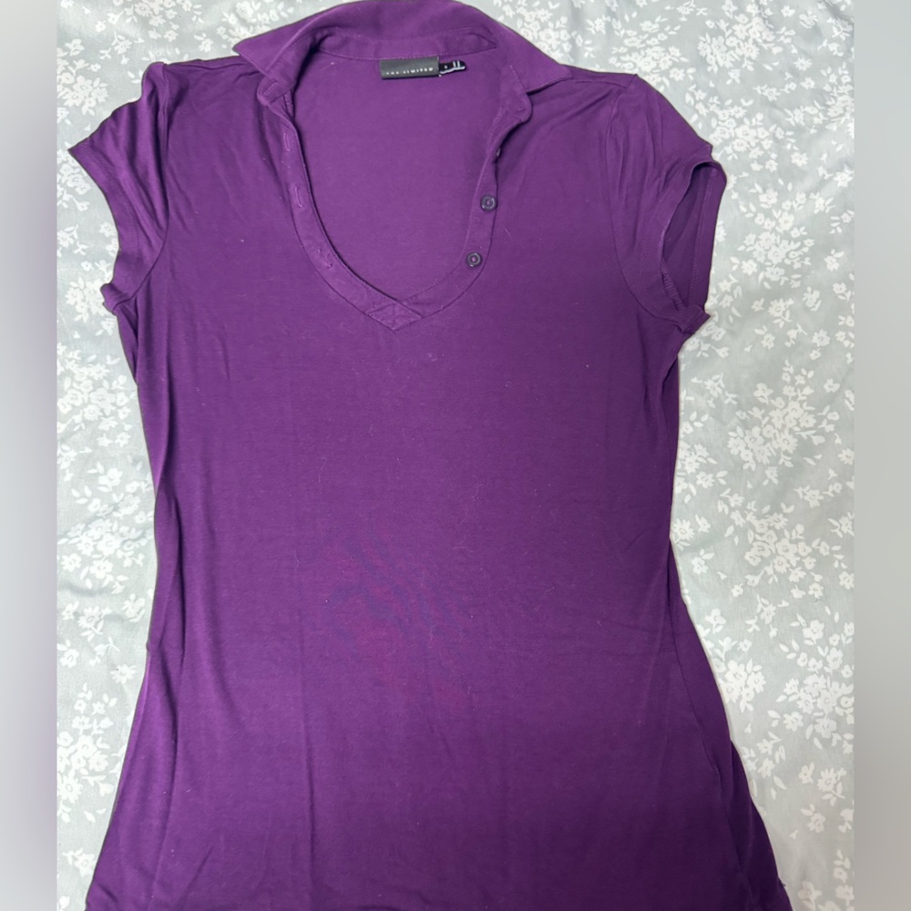 The Limited Rich Purple Top